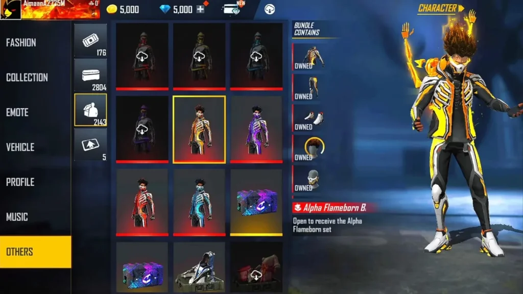Free Fire 5th Anniversary in 2022